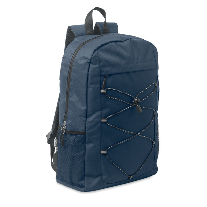 Sac à dos rPET 600D personnalisable HIGE Bleu marine